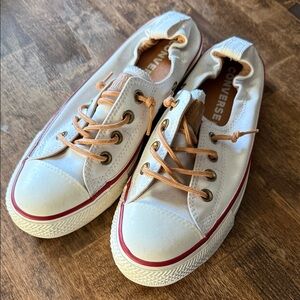 Converse Chuck Taylor Shoreline Sip-Ons White Sneakers Size 7.5